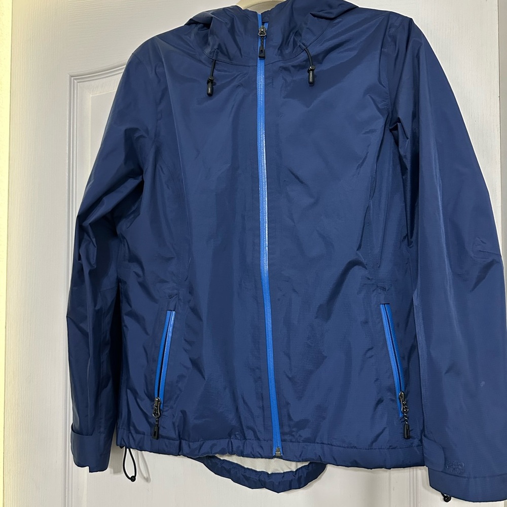 Orvis Navy Blue Windbreaker/Rain Jacket